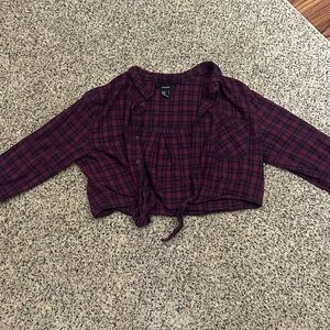 Cropped flannel